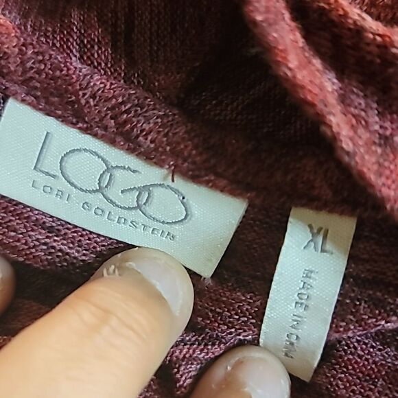 Lori Goldstein Open Front Cardigan Size XL - Picture 4 of 5